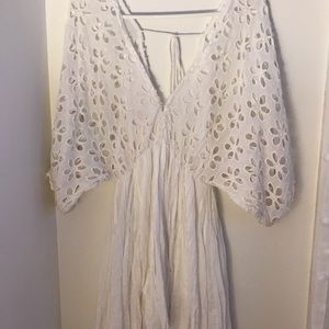 White free people dress